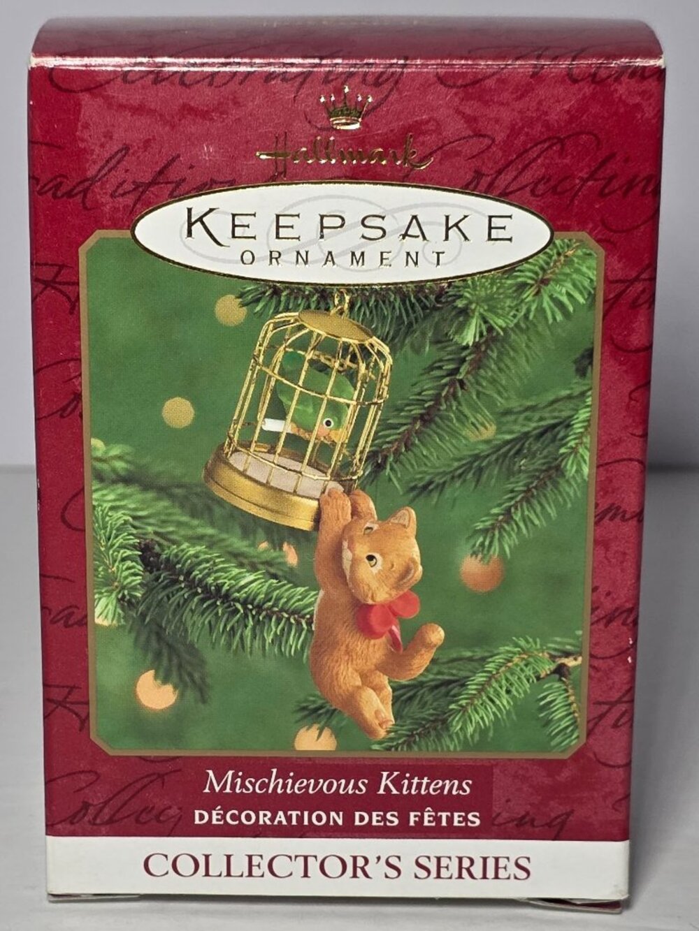 Hallmark Vintage 2000 Mischievous Kittens Keepsake Ornament